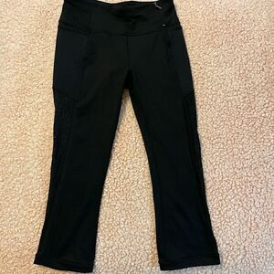 Calia by Carrie Underwood Black See through side Leggings Sz s